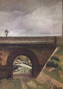 Henri Rousseau View from an Arch of the Bridge of Sevres